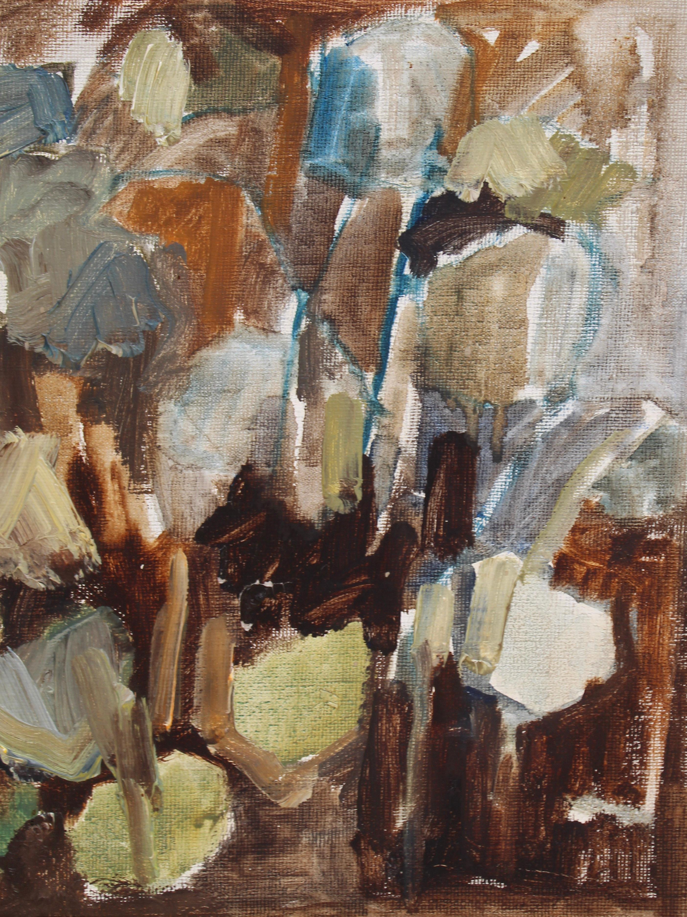 Natura morta di tulipani Olio su tela, Pia Hesselmark-Campbell (1910-2014) in vendita 2