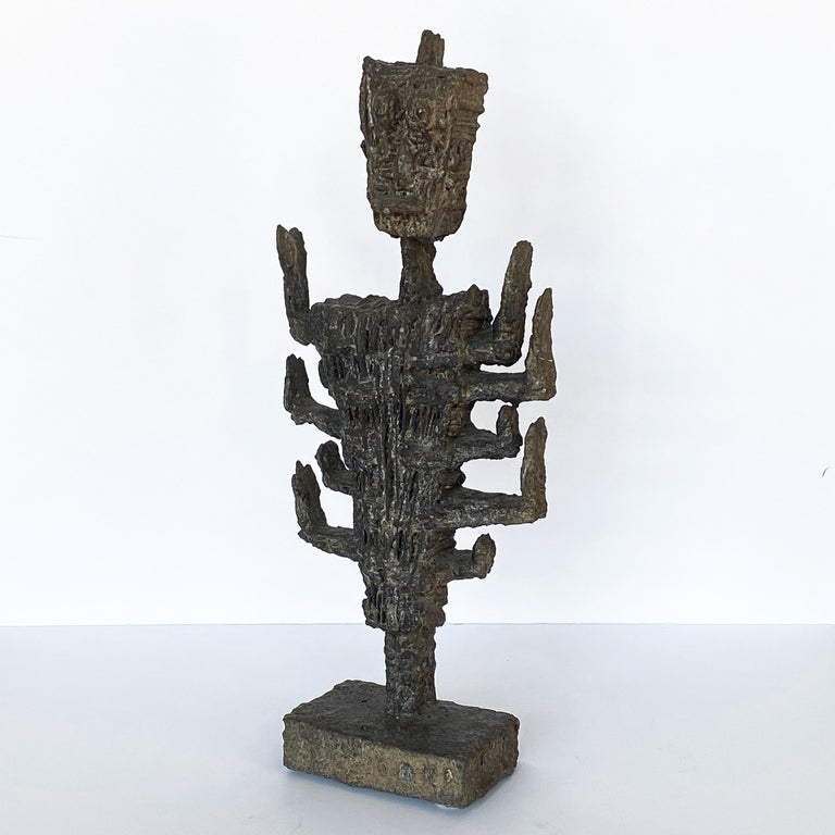 Pia Manu Brutalist Abstract Sculpture For Sale At 1stdibs