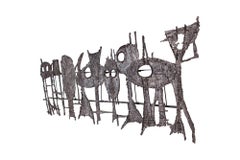 Pia Manu Brutalistische Wandskulptur