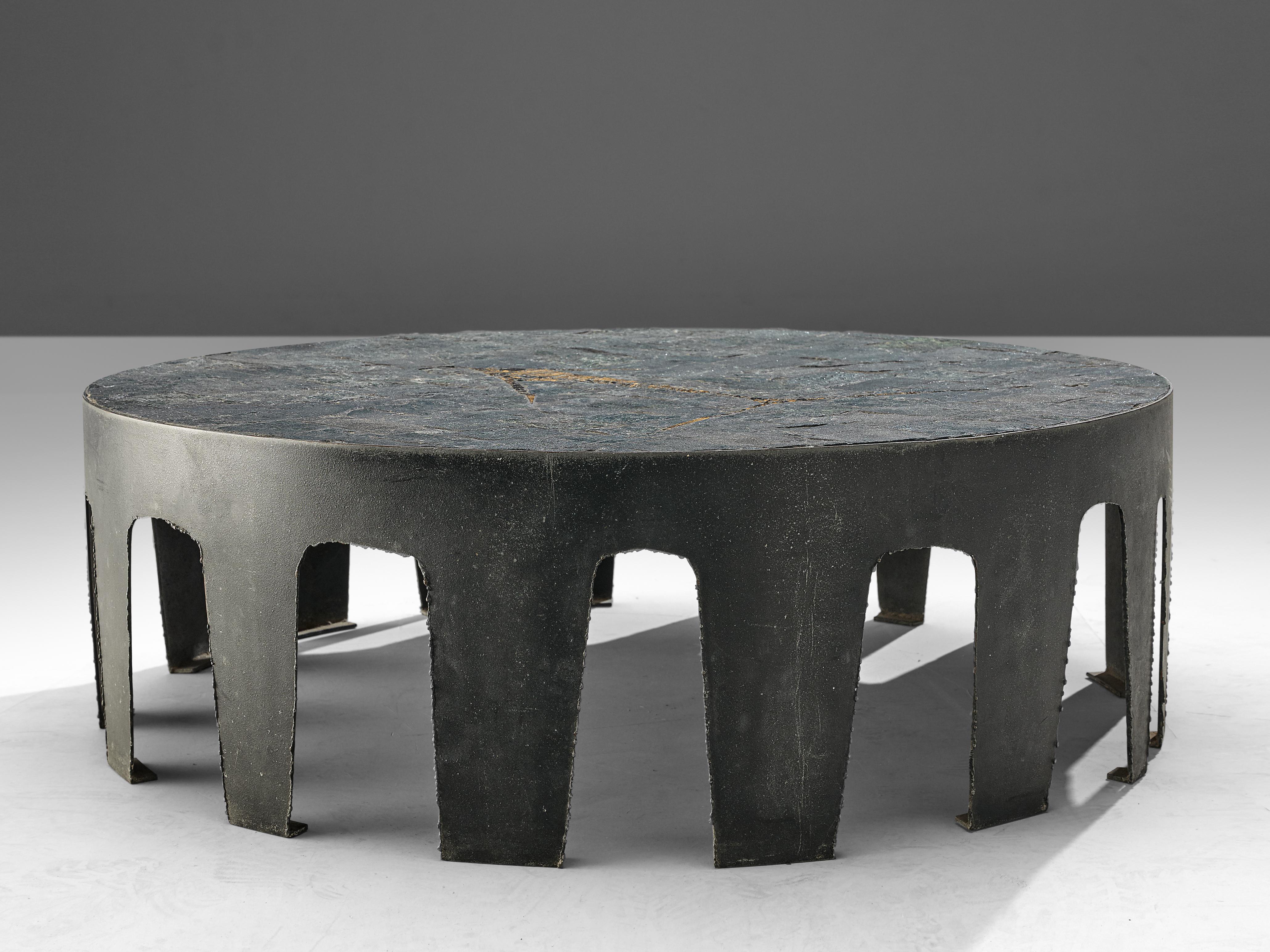 Pia Manu Handcrafted Coffee Table In Good Condition In Waalwijk, NL
