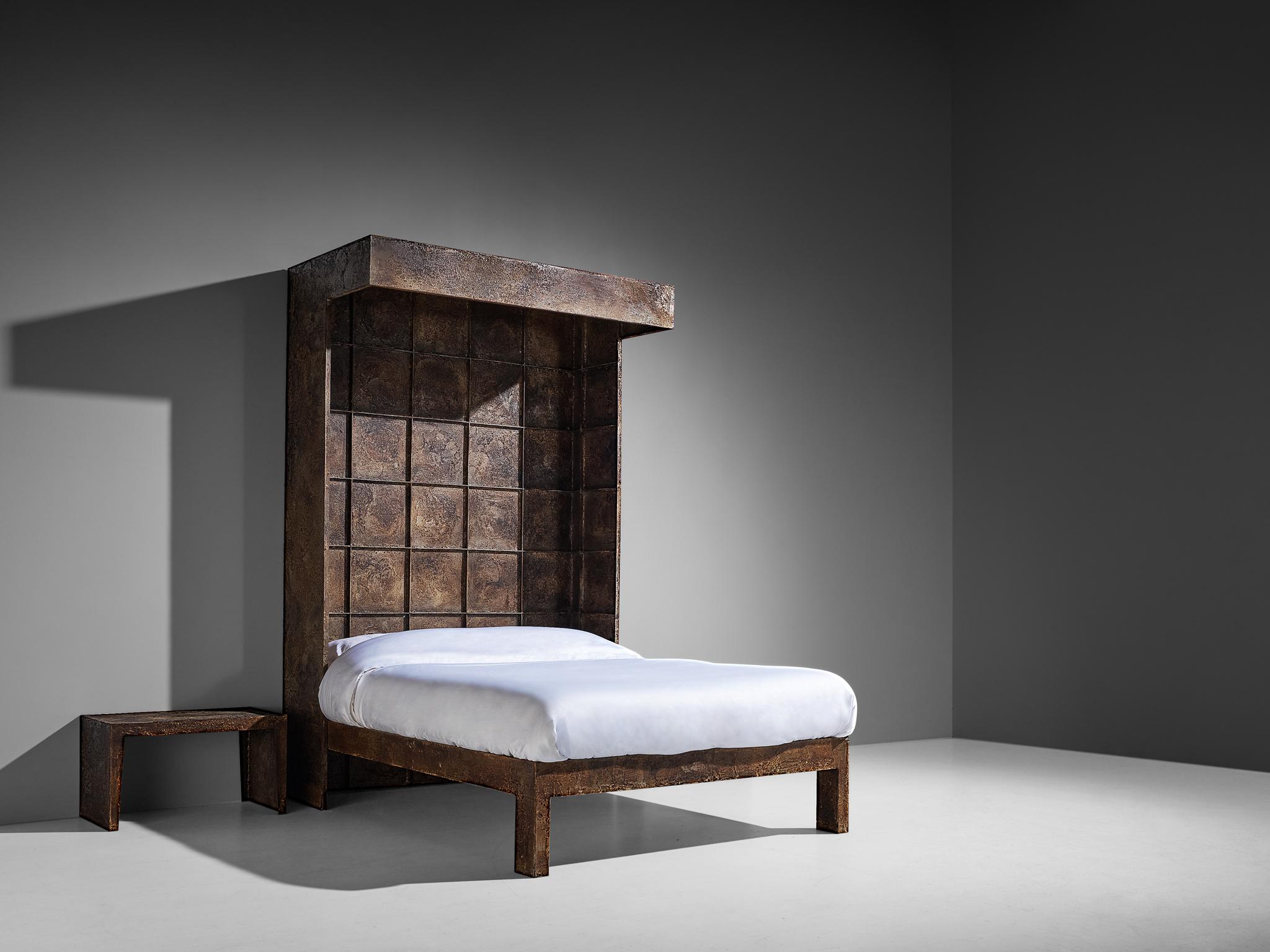 Pia Manu Unique Handcrafted Bedroom Set in Wrought Iron 3