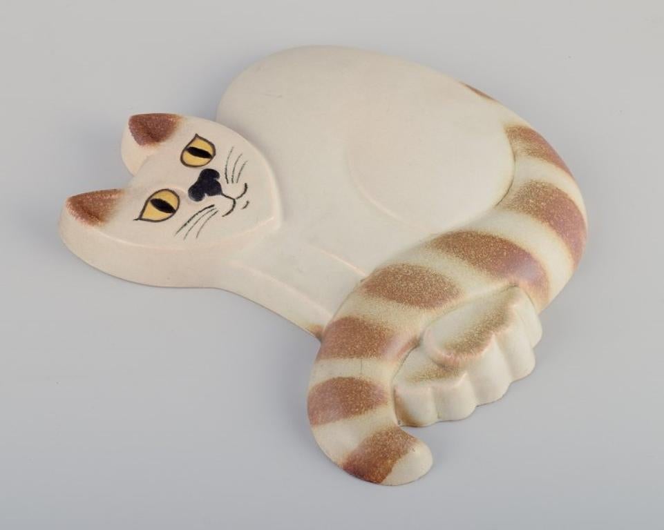 Glazed Pia Rönndahl for Gustavsberg, Sweden. Rare ceramic relief from the 
