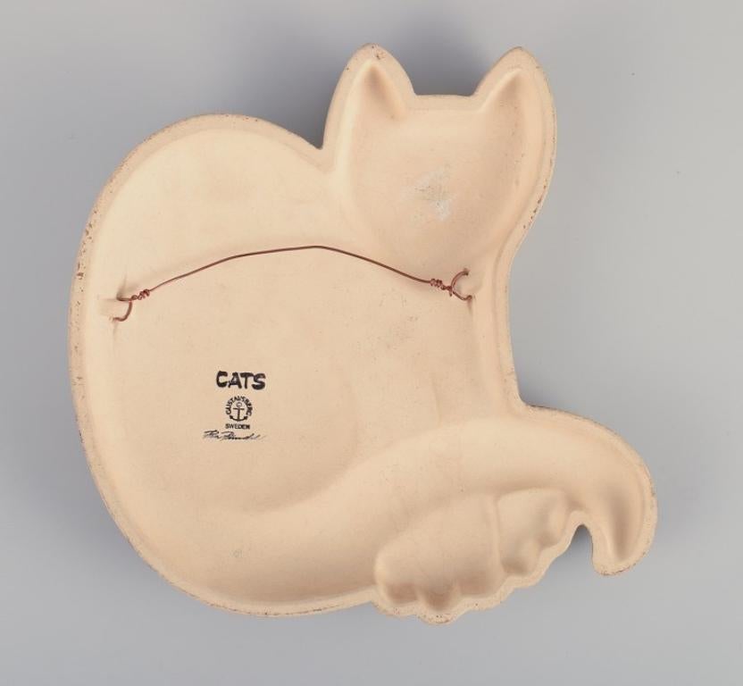Pia Rönndahl for Gustavsberg, Sweden. Rare ceramic relief from the 