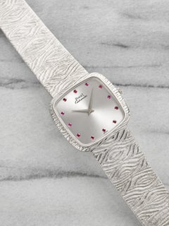 Piaget 12773 A 19 18K WG Integrated Ruby Indices Automatic 32mm