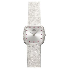 Piaget 12773 A 19 18K WG Integrated Ruby Indices Automatic 32mm