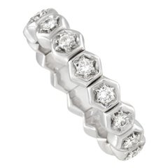 Piaget 14K Weißgold 0,50 Karat Diamant-Eternity-Ring