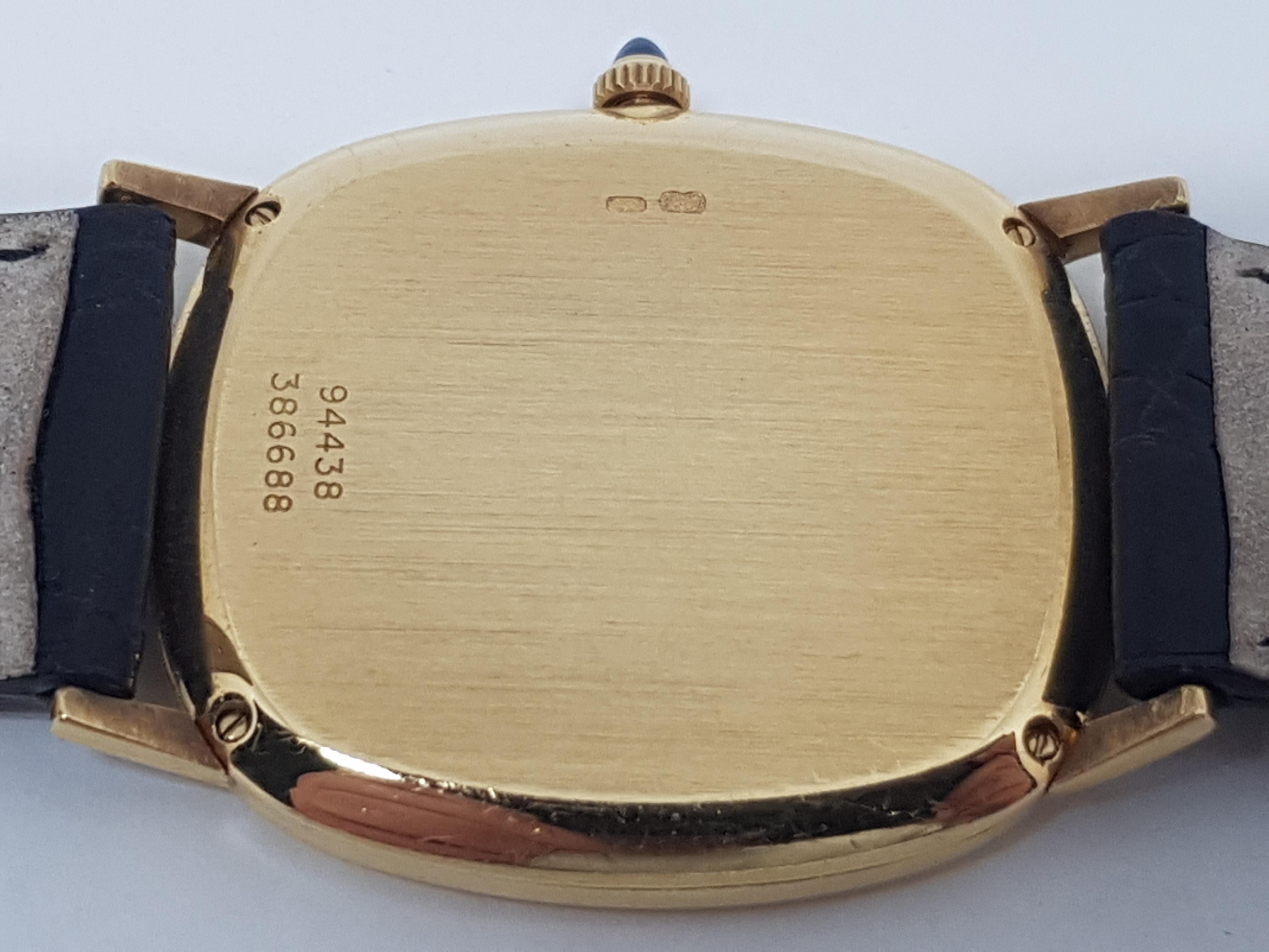 Piaget 18 Carat Yellow Gold Classic Men's Manual Wristwatch 6