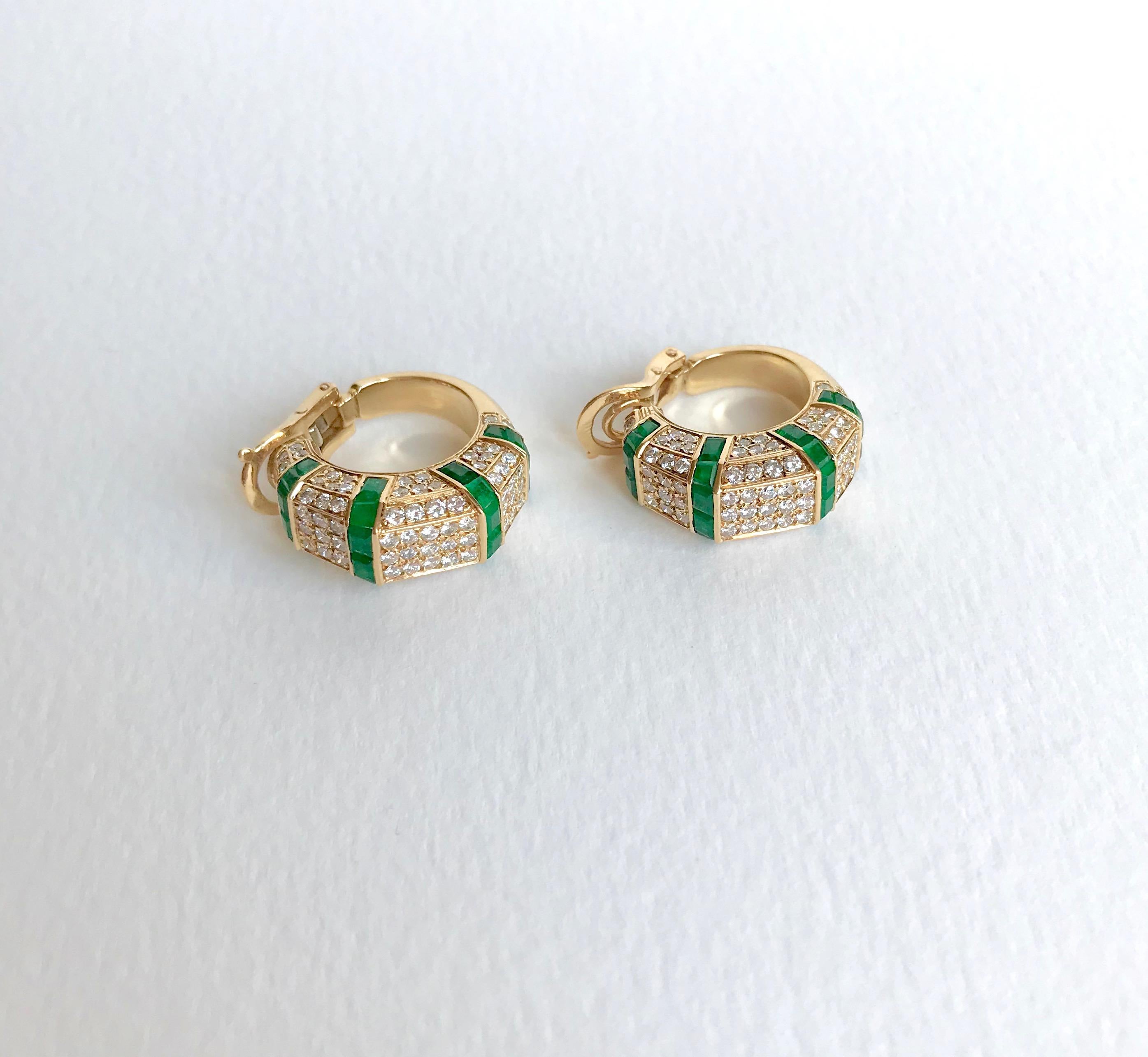 balenciaga earrings green