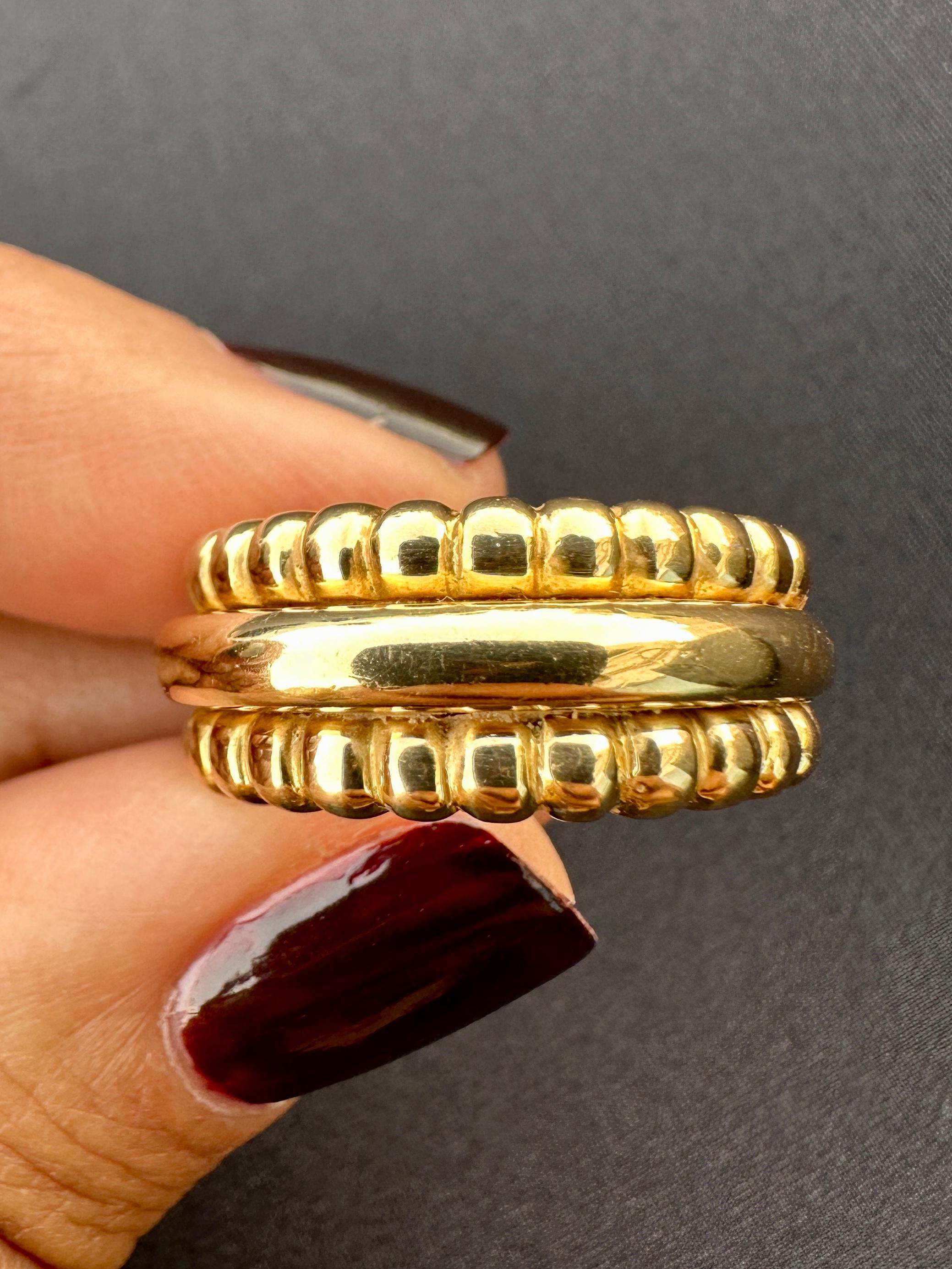 Women's or Men's Piaget 18 Karat Gold Ring For Sale