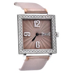 Used Piaget 18 Karat White Gold Diamond Altiplano Ladies Quartz