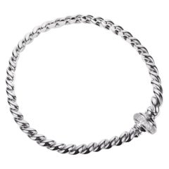 Piaget 18 Karat White Gold Diamond Necklace
