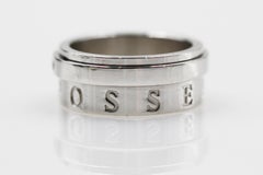 Piaget 18 Karat White Gold Possession 2 Diamonds Movable Ring