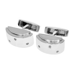 Piaget 18 Karat White Gold Possession Diamond Cufflinks