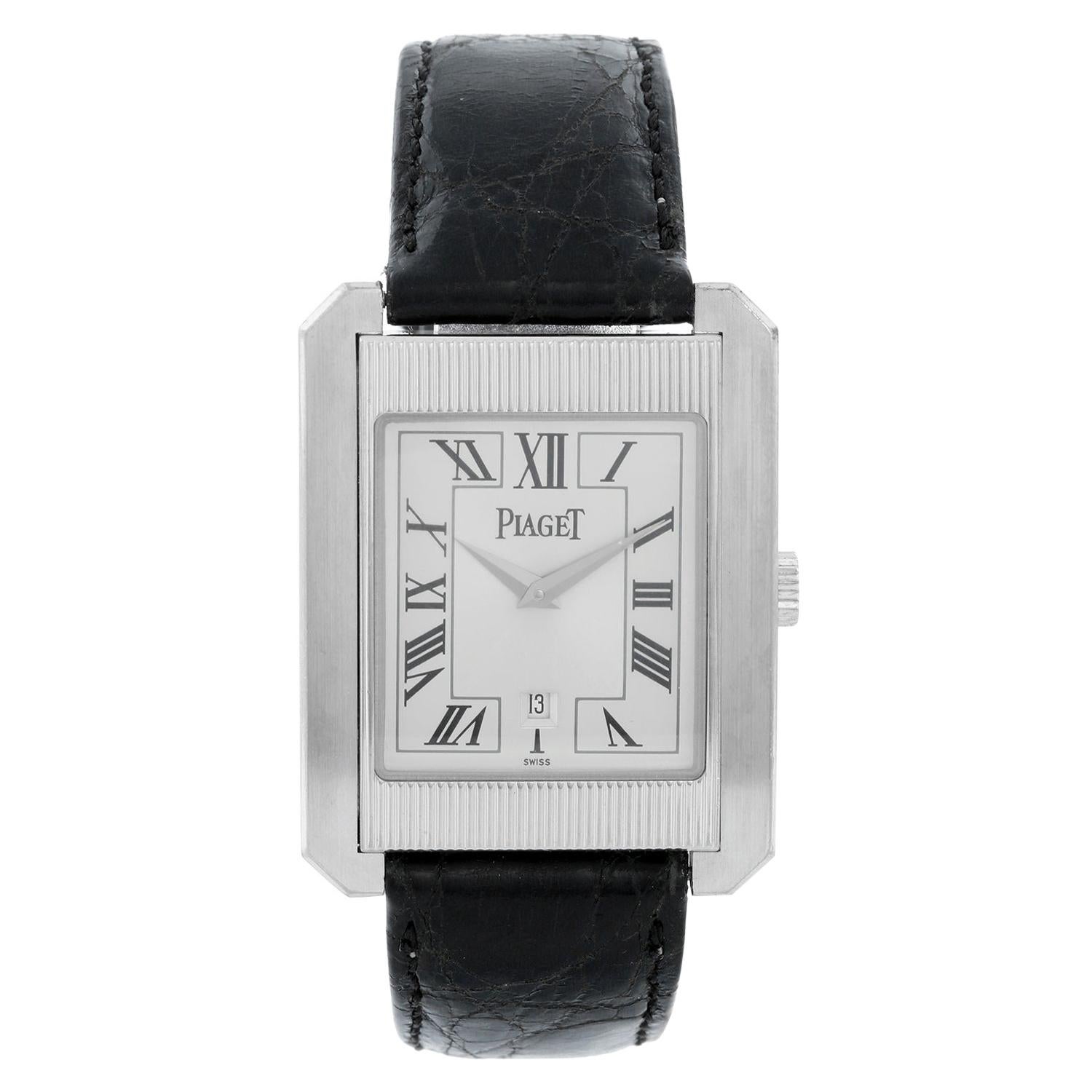Piaget 18 Karat White Gold Protocole Men's Watch Ref. 26200