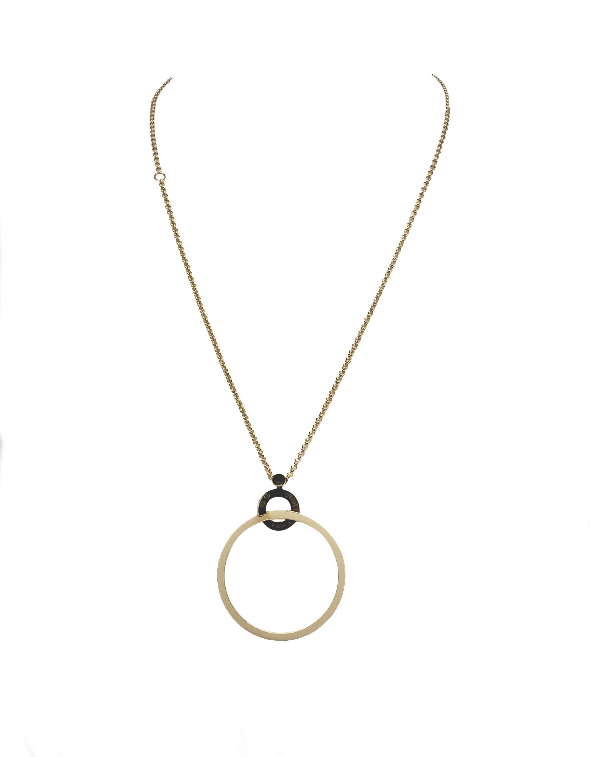 Piaget: Possession-Halskette aus 18 Karat Gelbgold mit Diamanten im Angebot 1