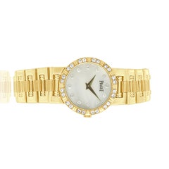 Piaget 18 Karat Yellow Gold Diamond Dancer 23mm