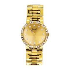 Piaget 18 Karat Yellow Gold Diamond Dancer Women's Wristwatch