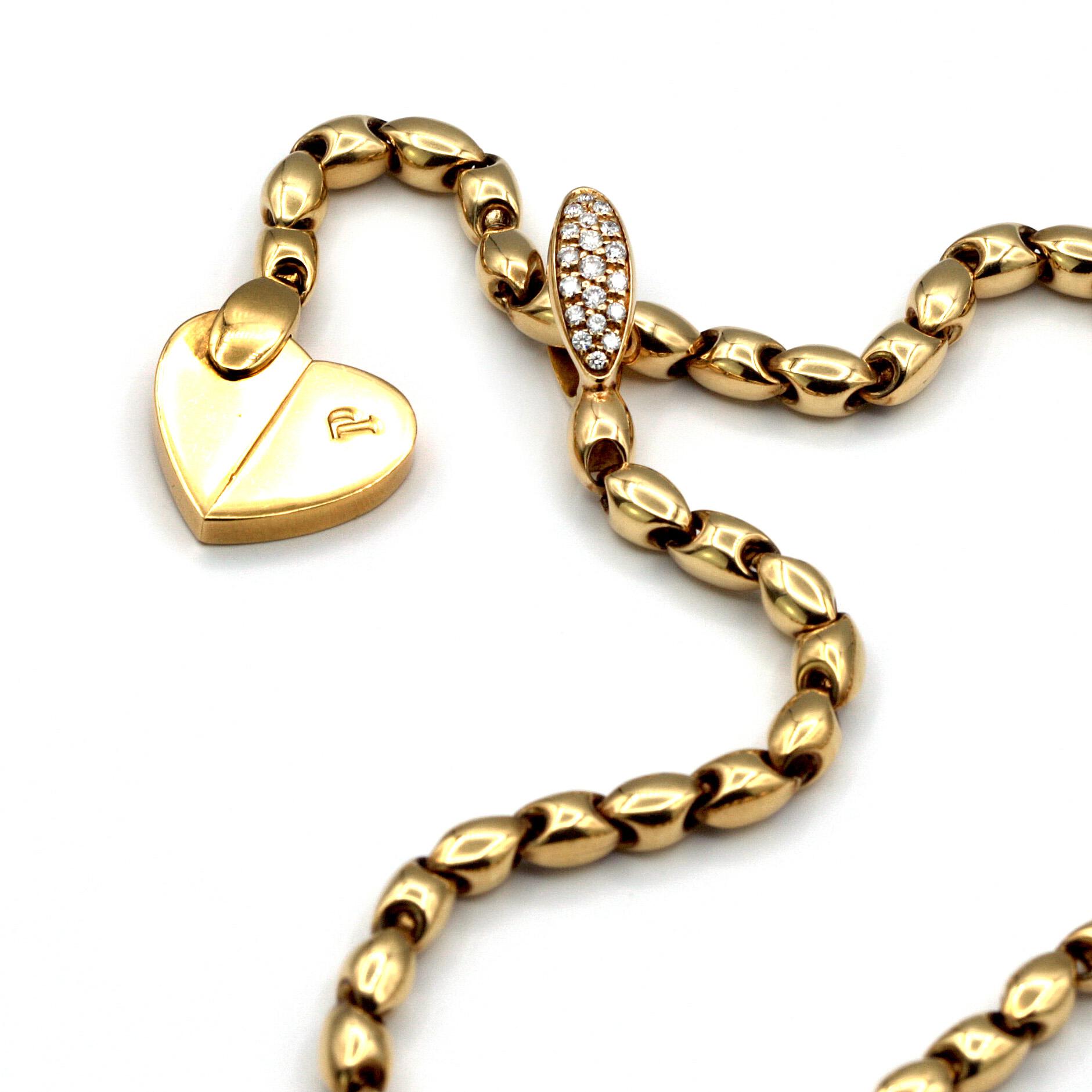 piaget heart necklace