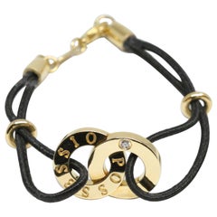 Piaget 18 Karat Yellow Gold Diamond Possession Bracelet