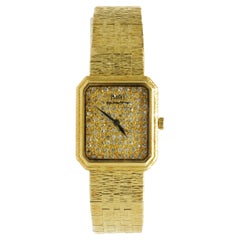 Vintage Piaget 18 Karat Yellow Gold Ladies Quartz Watch