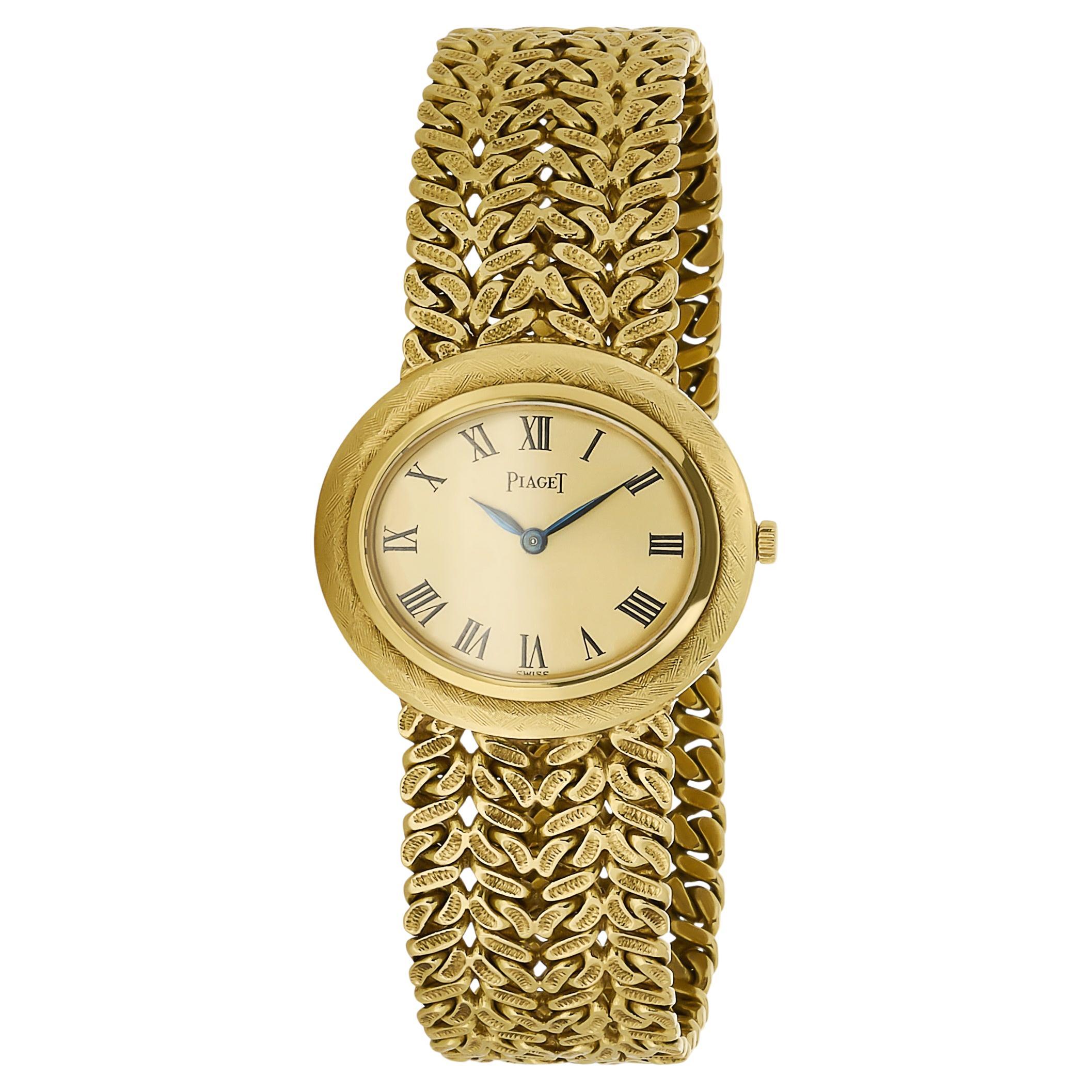 Piaget 18 Karat Yellow Gold Watch, 6.5"