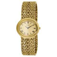 Piaget 18 Karat Yellow Gold Watch, 6.5"