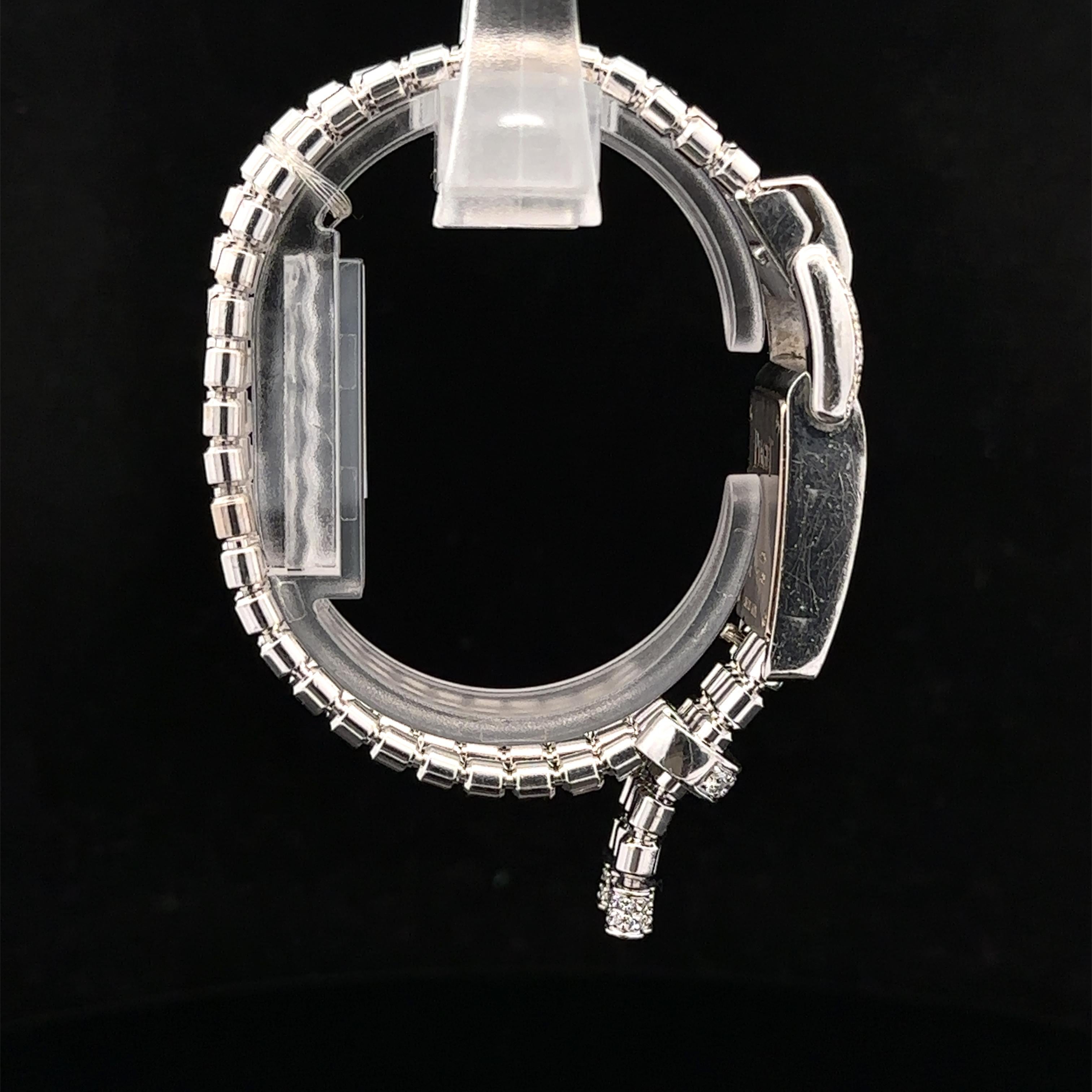 Piaget 18k Gold Miss Protocole 17mm Diamond Wrist Watch Tassel Bracelet Ref 5225 For Sale 2