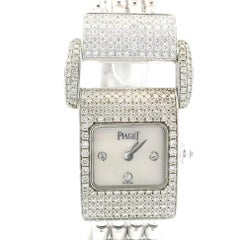 Piaget Miss Protocole, montre-bracelet à pompon Miss en or 18 carats et diamants 17 mm, réf. 5225