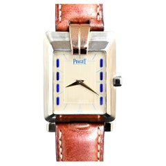 Piaget 18K Two Tone Cream Dial Manual Wind Polo Watch Ref 91100, 1990's