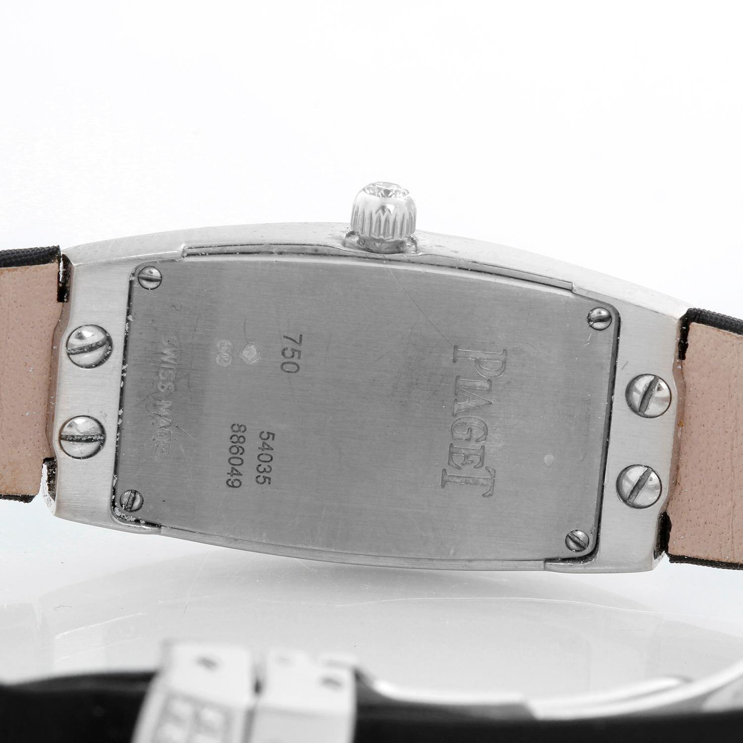 Women's Piaget 18 Karat White Gold Diamond Limelight Wristwatch