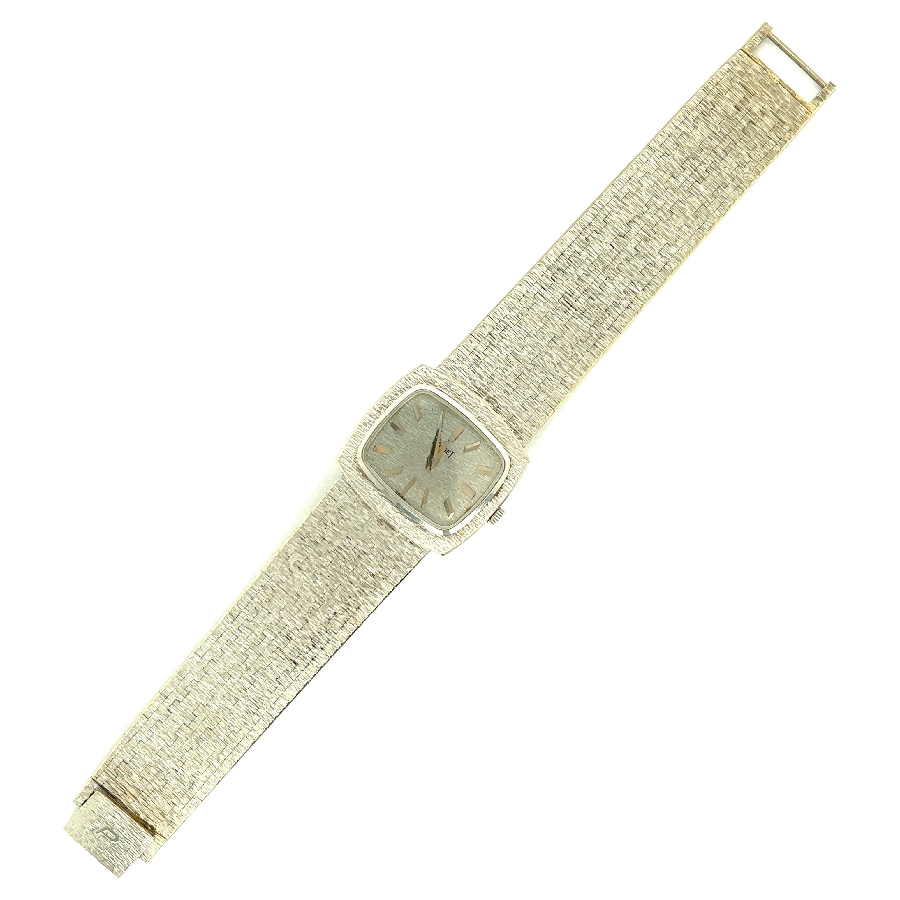 Piaget 18k White Gold Lady's Wristwatch For Sale