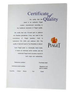 Piaget 18 Karat Yellow Gold 10 Grams Diamond Ring