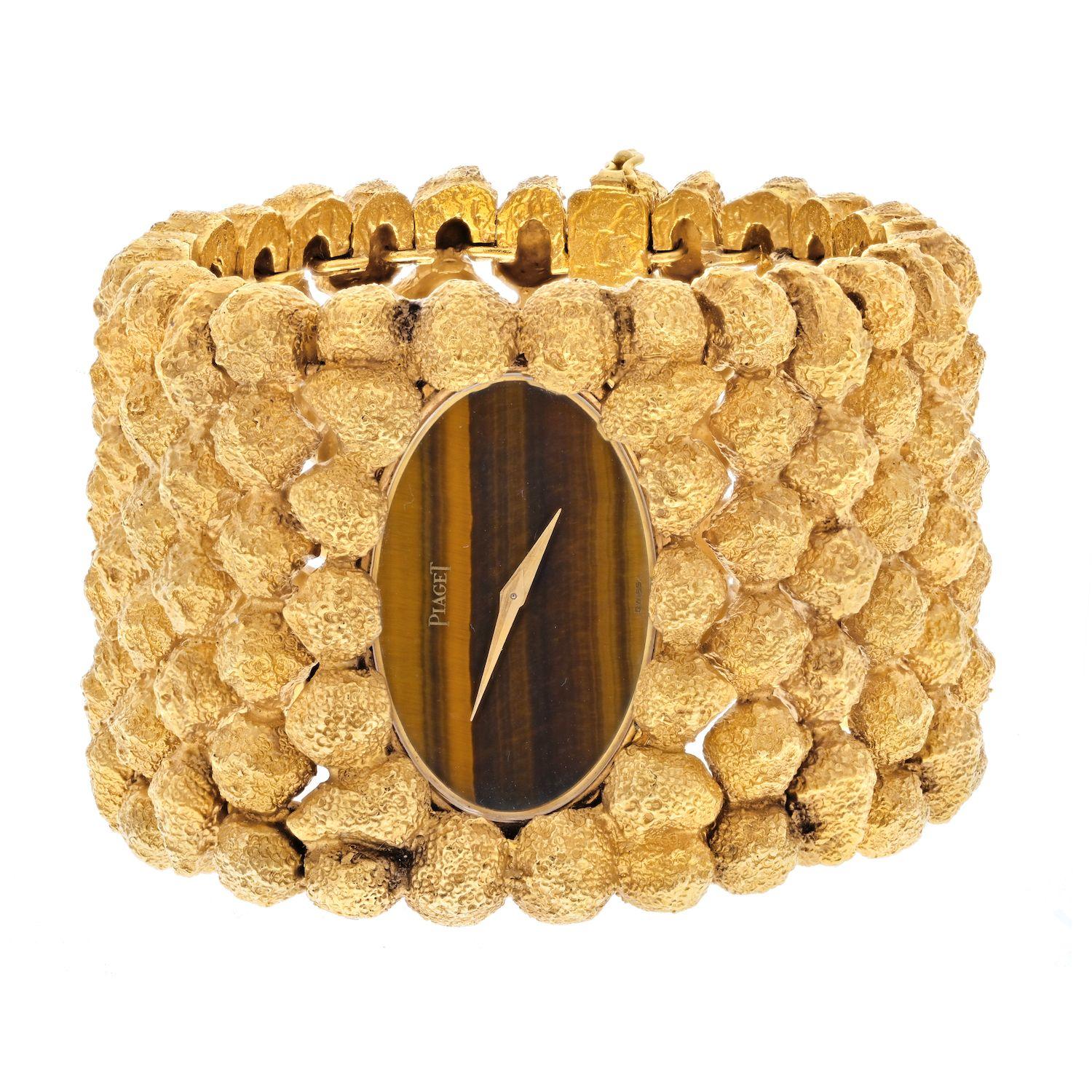 piaget gold bracelet watch