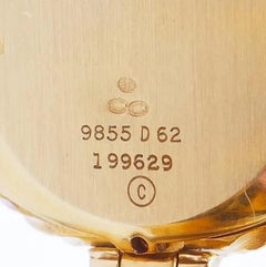 Piaget: 18 Karat Gelbgold Damenuhr mit Tigerauge, oval, Glieder
