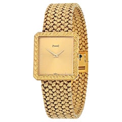 Piaget 18K Yellow Gold 1970's Vintage Wrist Watch