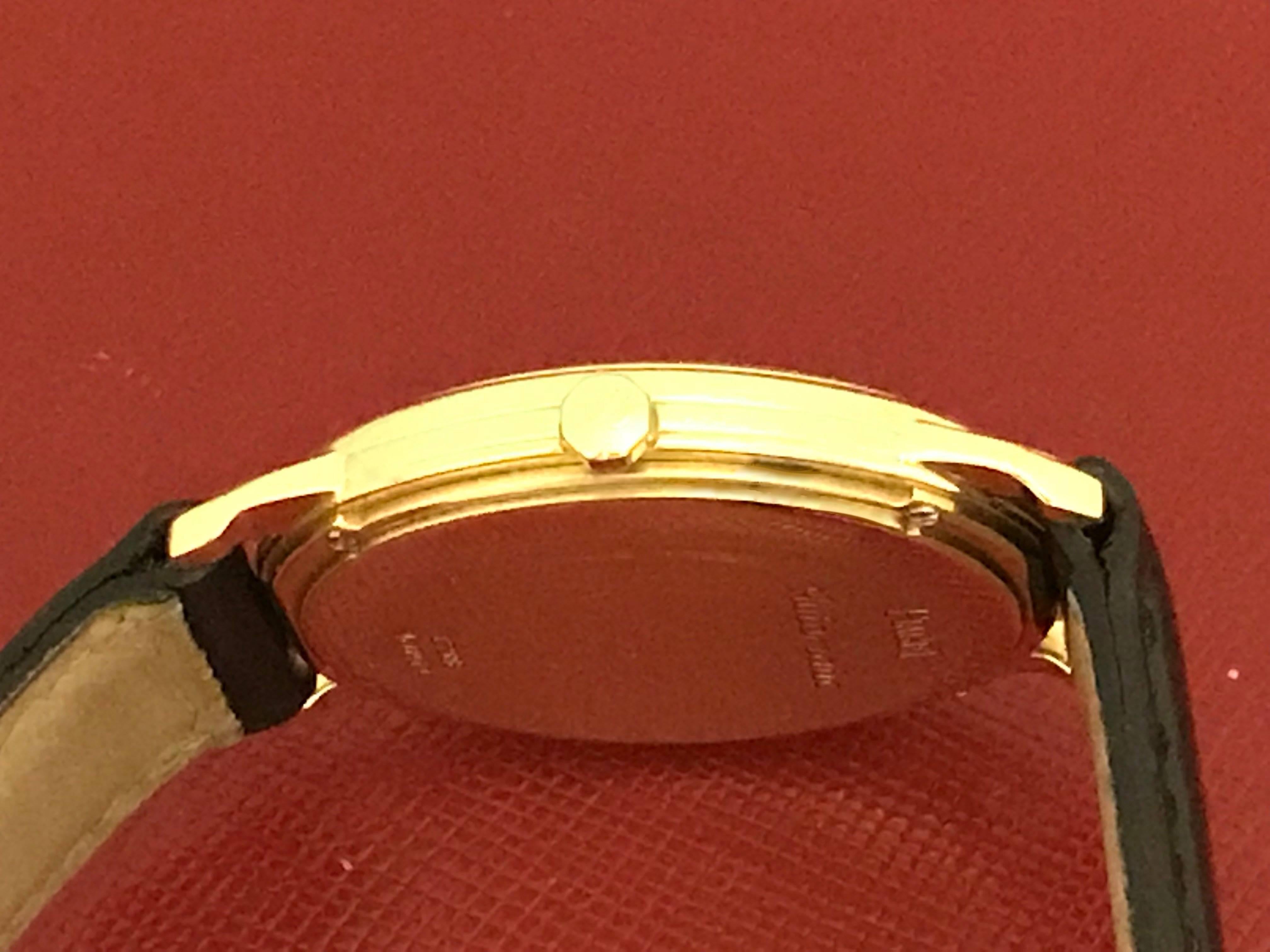 Piaget Yellow Gold Automatic Wristwatch Ref 15958 1
