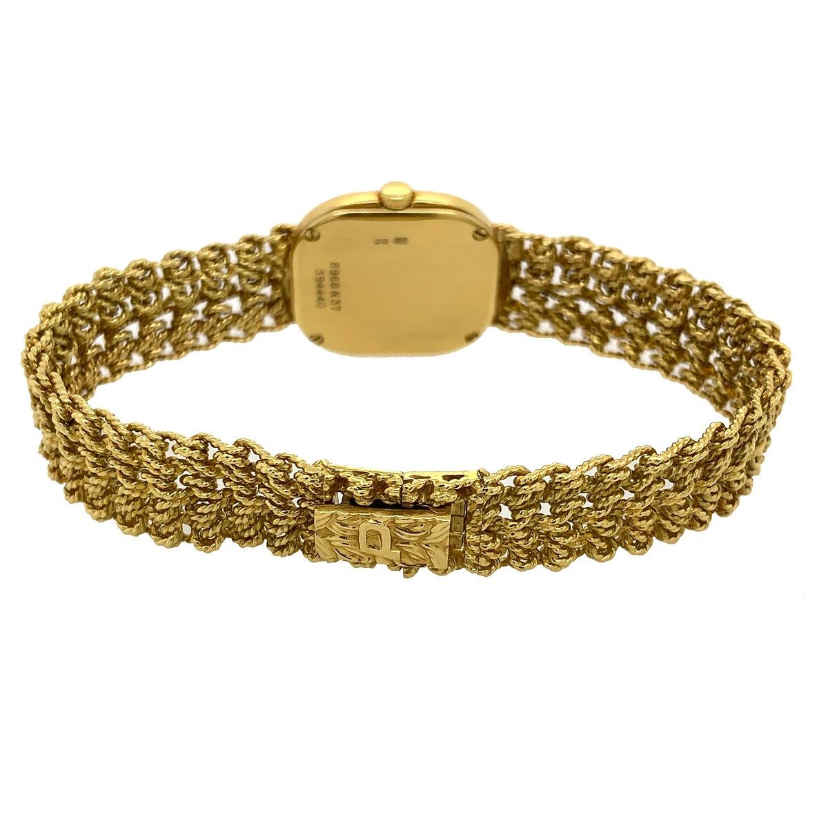 Piaget Montre-bracelet en or jaune 18 carats Excellent état - En vente à New York, NY