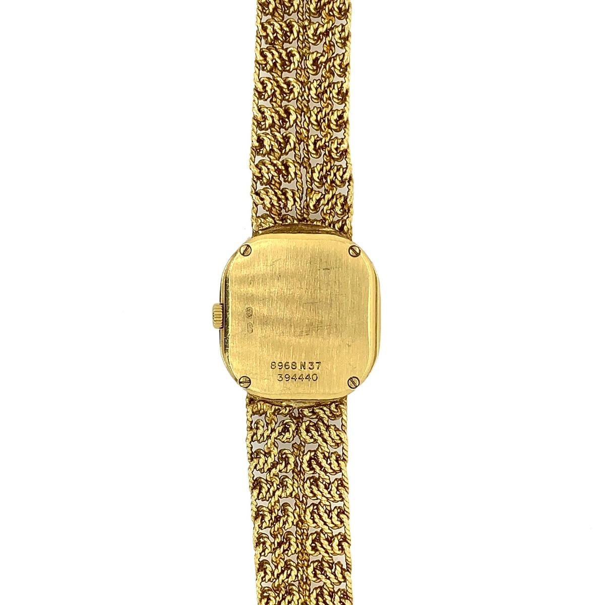 piaget 18k gold watch