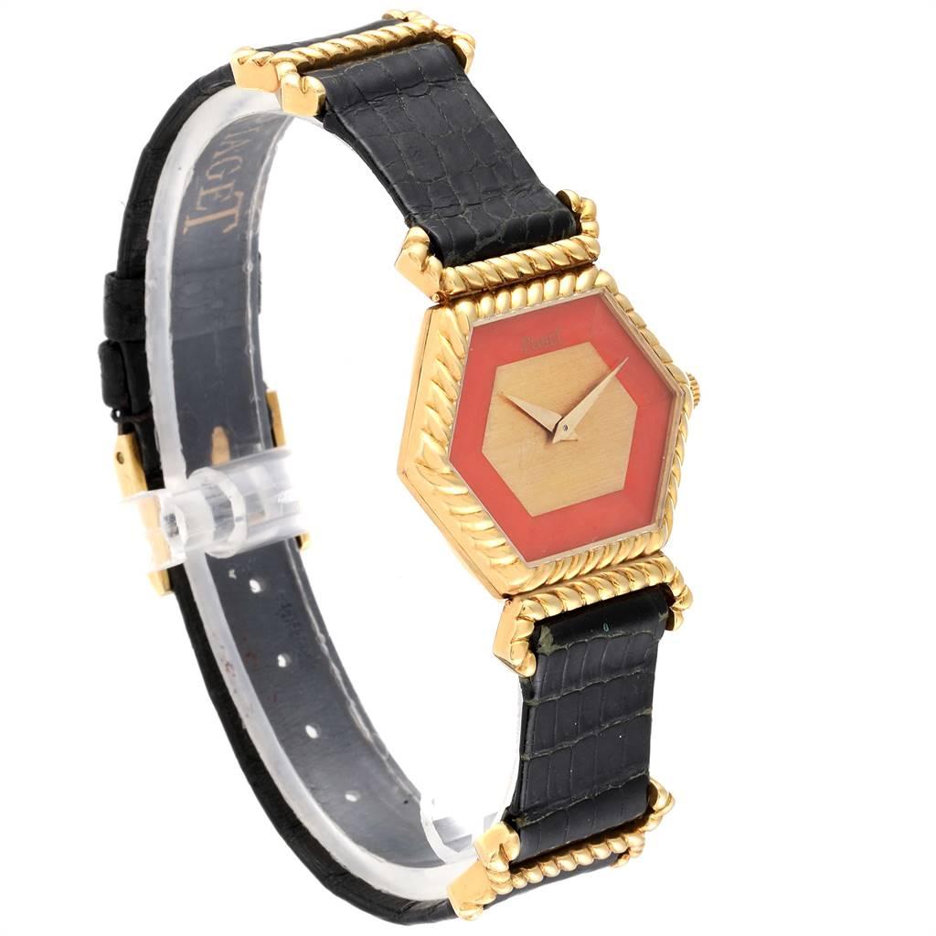 hexagonal dial watch