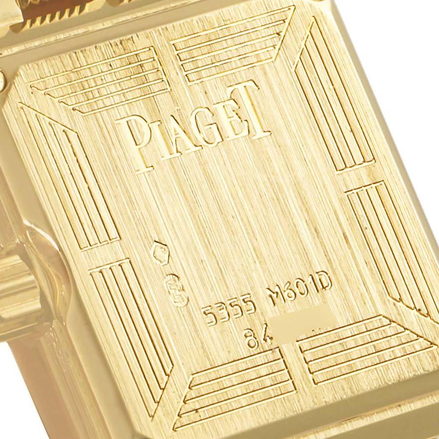 Piaget 18K Yellow Gold Diamond Ladies Watch M601D For Sale 2