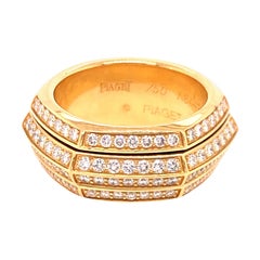 Piaget 18 Karat Yellow Gold Diamond Possession Ring