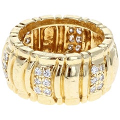Piaget 18 Karat Yellow Gold and Diamond Ring 9.8g