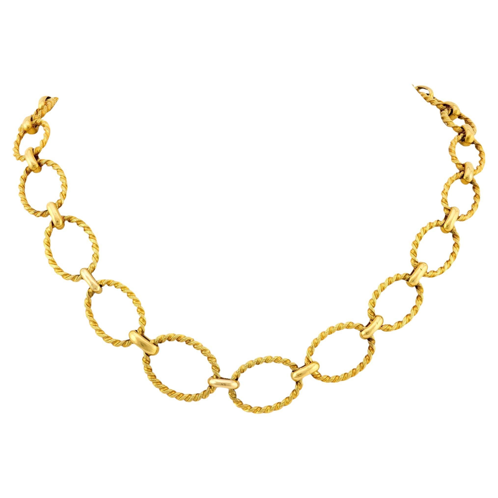 Collier Piaget en or jaune 18 carats en vente