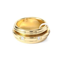 Piaget 18 Karat Yellow Gold Possession Diamonds Ring