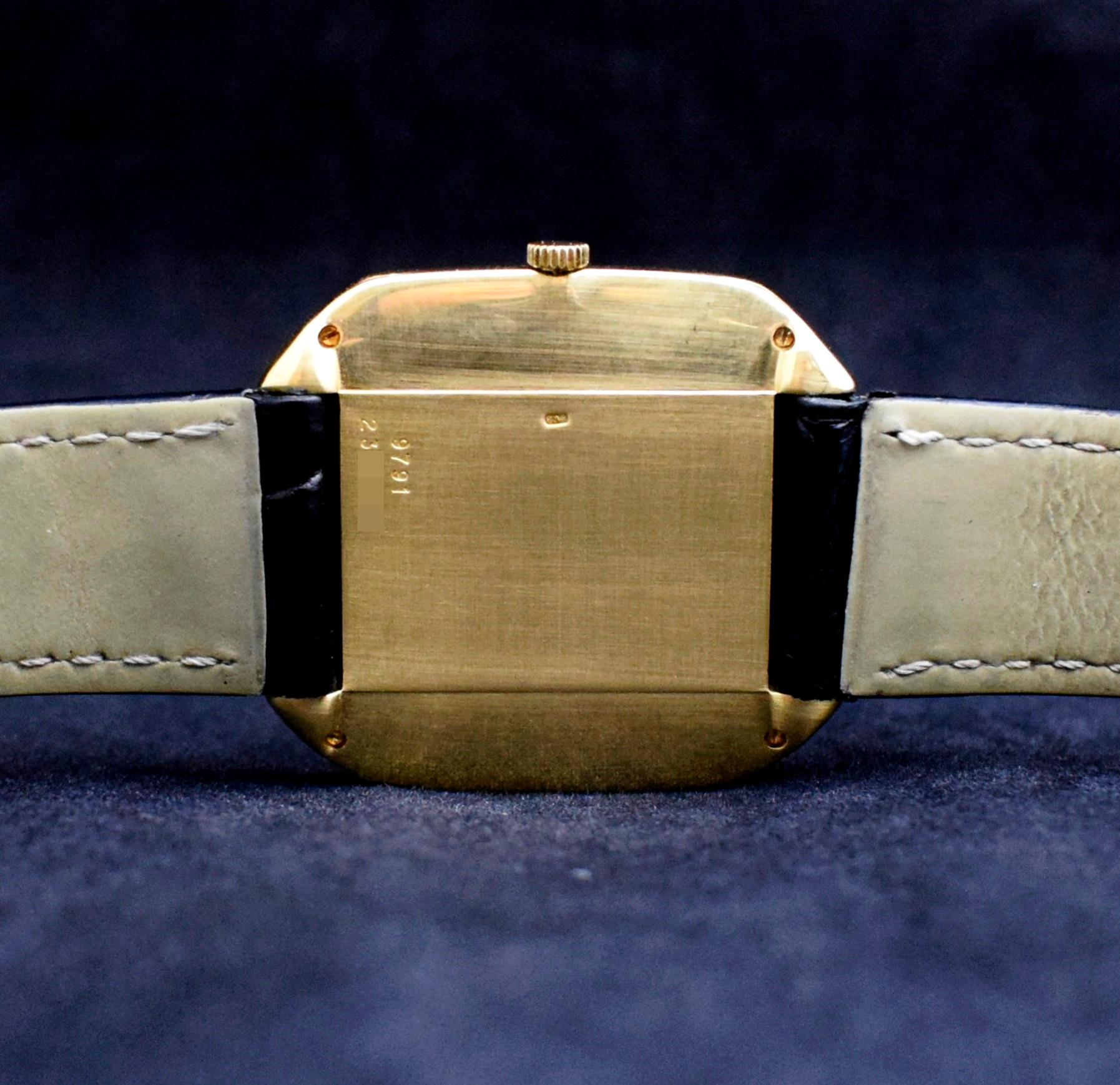 Piaget 18K Yellow Gold Purple Dial Manual Wind 9791, 1980's 1