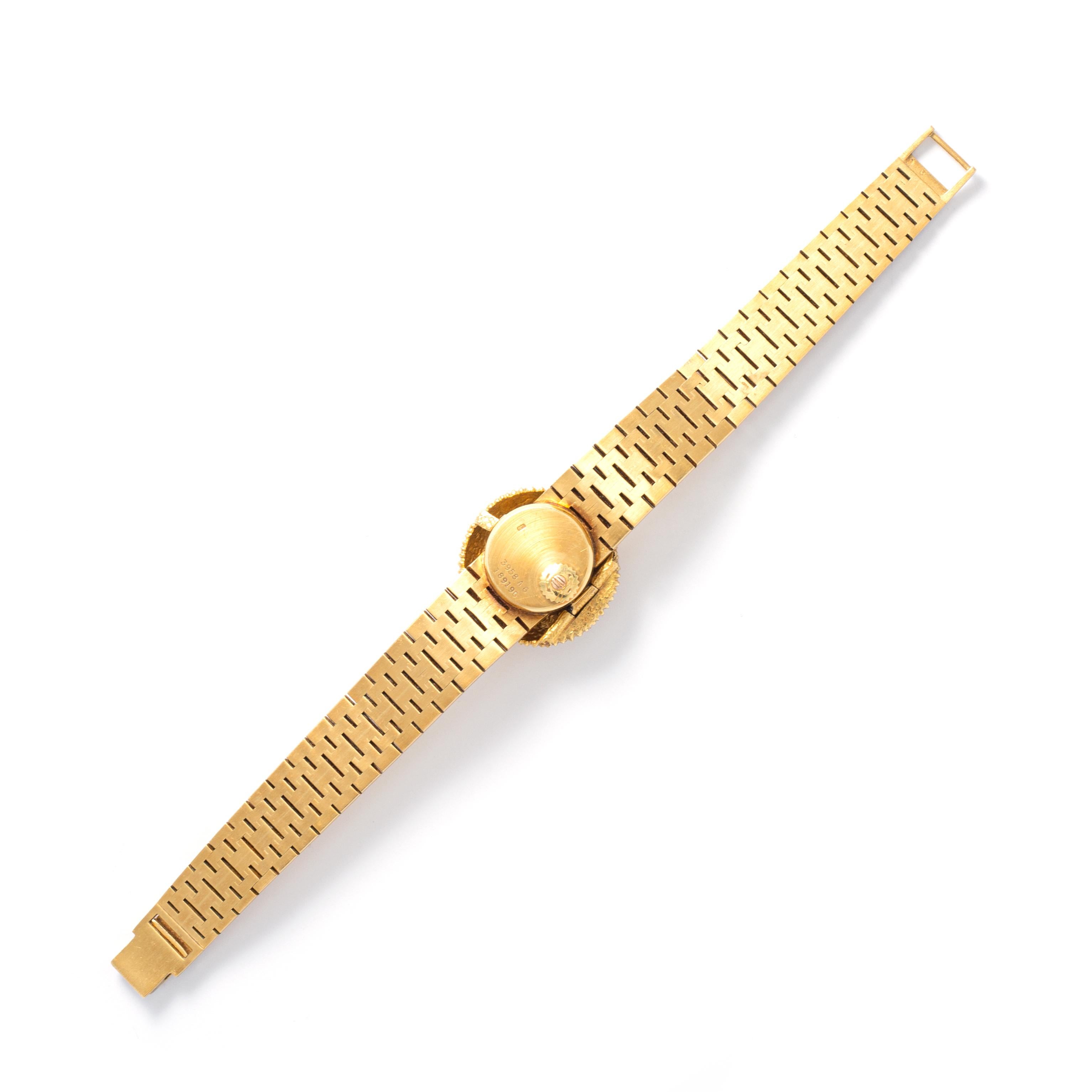 Piaget 18Karat Yellow Gold Wristwatch, circa 1960s For Sale 3