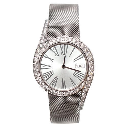 Piaget 18kt White Gold & Diamond Limelight Gala Watch For Sale