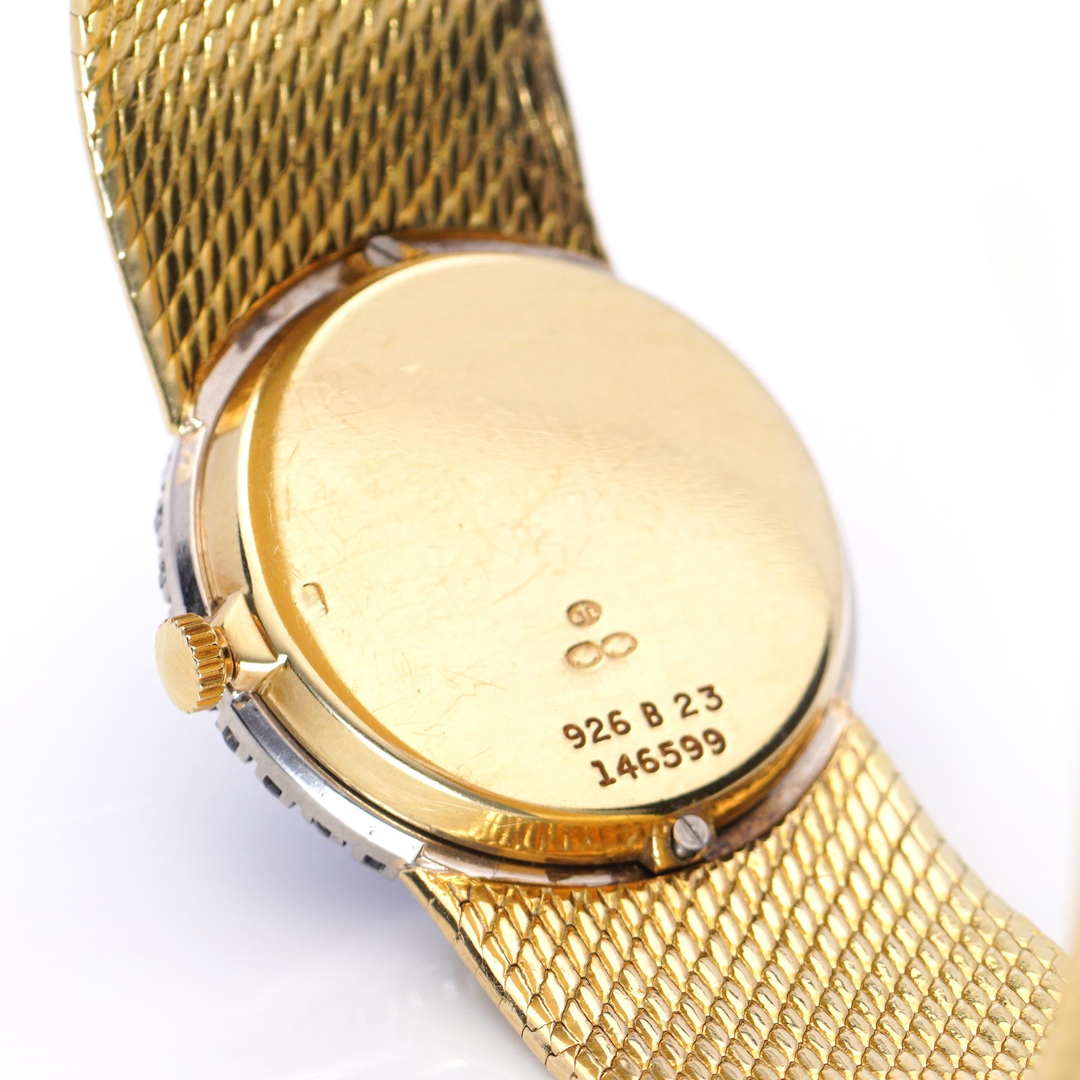 Women's Piaget 18kt. Yellow and white Gold Lapis Lazuli ladies wristwatch 
