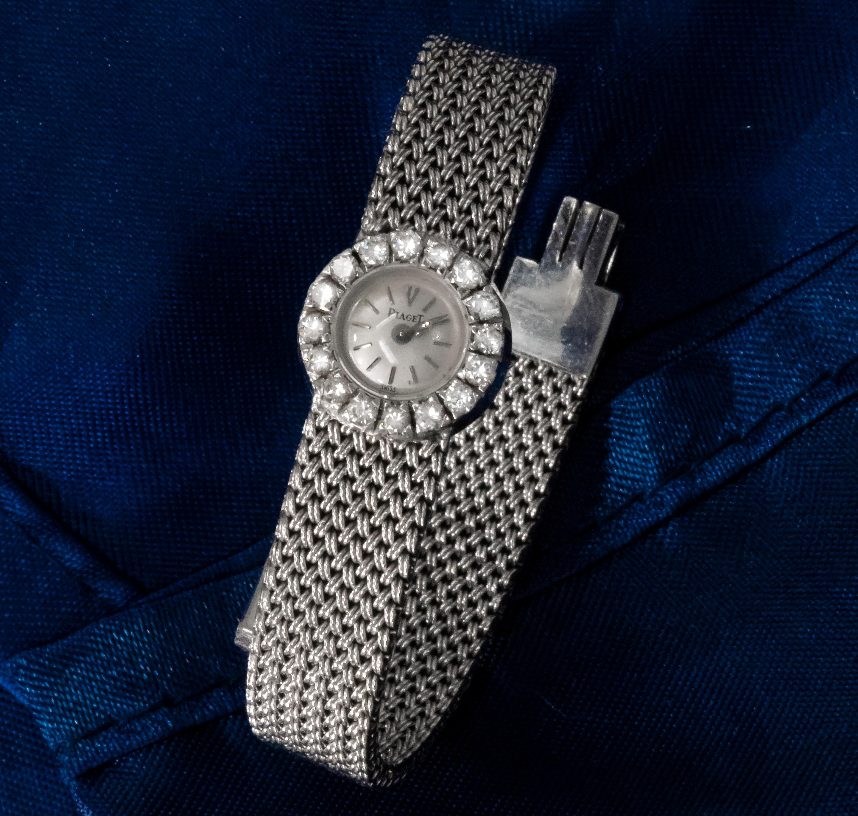 1960s Unisex 18kt White Gold 
