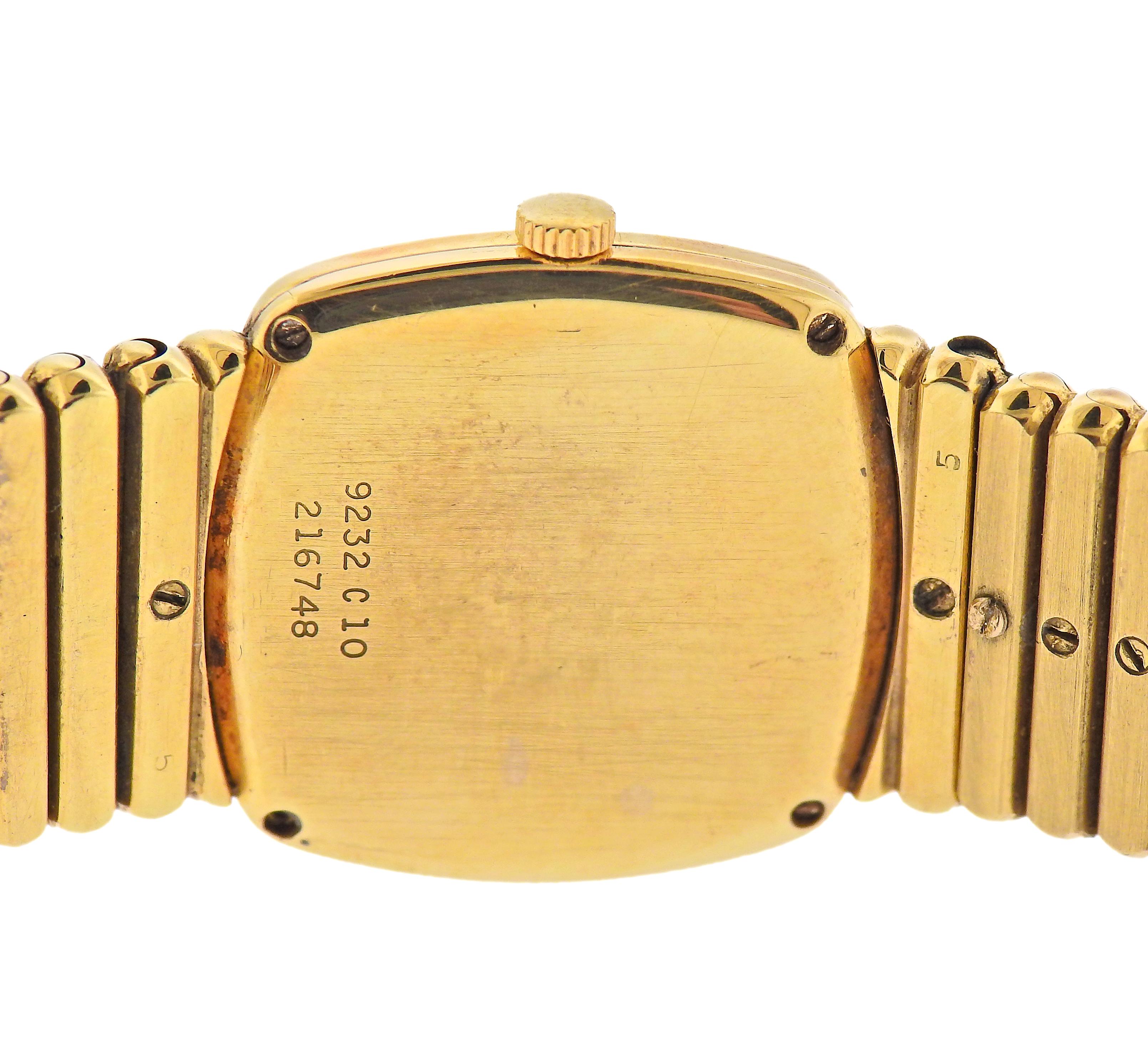 piaget gold watch vintage